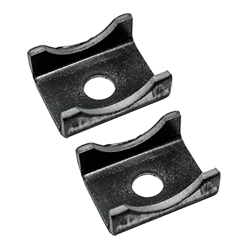 2PK Spring Perch Seat Round Tube Mount Pad Fits Trailer Axles 2000# 2200# 1-3/4-inch