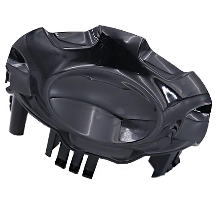 1PC 7.125" Custom Glossy Black Car Wheel Hub caps for Chevy Silverado Tahoe Avalanche Suburban 2007-2013 9597686 9595152, Fits 20" 5-Spoke Wheels