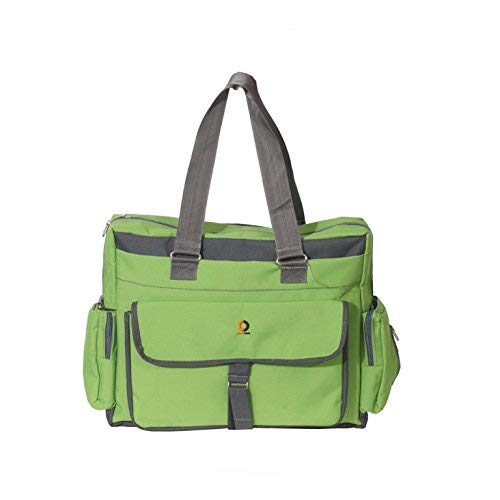 Vouch Bria Multipocket and Multipurpose Diaper Bag, Green