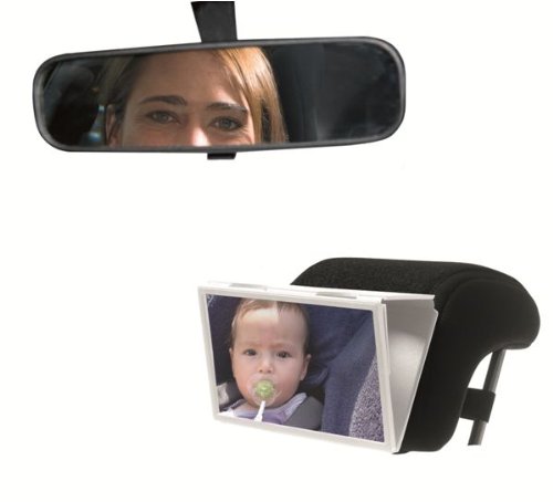 Image of Baby on Board Rear View Mirror (Black)