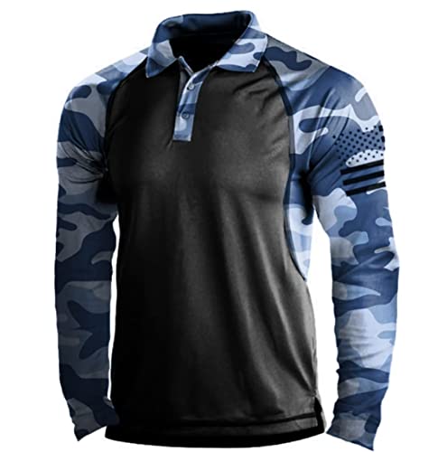 Camisa táctica hombre manga larga verde miniatura 1