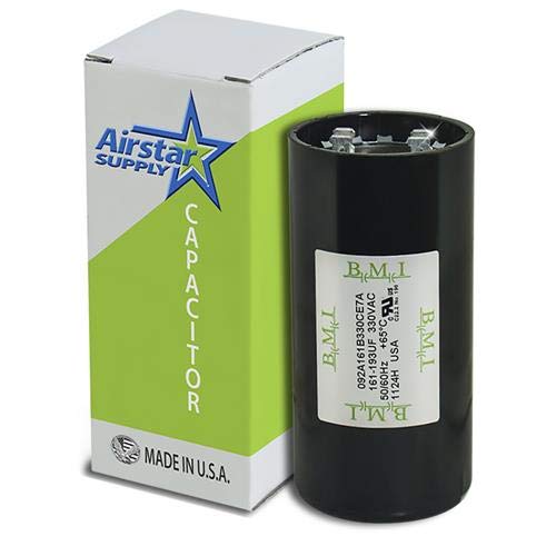 161-193 uF x 330 VAC - Packard PRMJ161 Start Capacitor - BMI Replacement # 092A161B330CE7A - Made in The USA