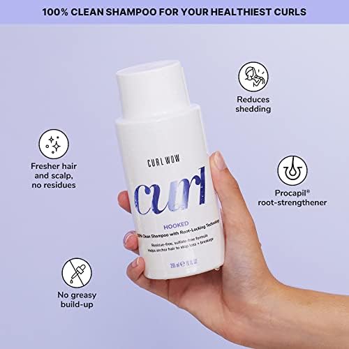 Miniatura 4 de COLOR WOW Cleanse & Quench Wash Day Duo para cabello rizado, con champú 100% limpio con gancho con tecnología de bloqueo de raíces y acondicionador