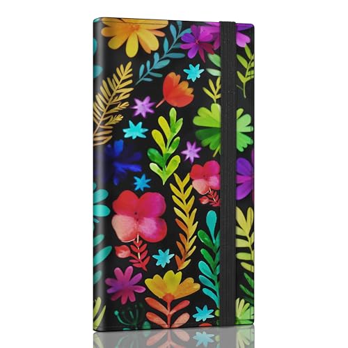 Image of CASMONAL Checkbook Covers for Personal Checkbook Holder RFID Premium Vegan Leather Checkbook Cover for Duplicate Checks