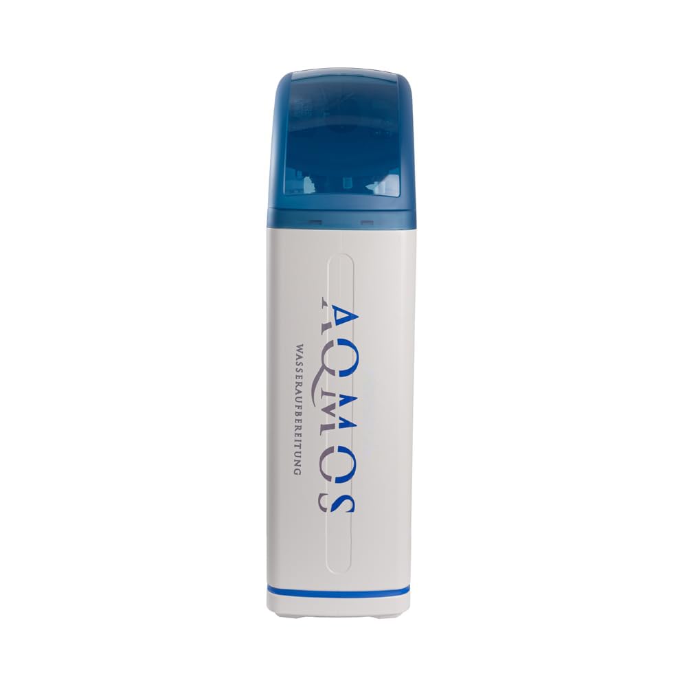Aqmos R2D2-48 - Descalcificador de agua con juego de conexión de 2,5 cm (1"), descalcificador de agua para hogares de hasta 5 personas, sistema antical para agua blanda