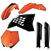 Acerbis Full Plastic Kit Original 10 - Fits: KTM 200 XC 2008-2009