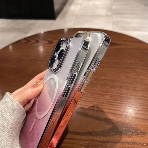 Coque de luxe pour iPhone 13 Pro Max magsafe avec objectif en métal