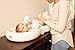 Keekaroo Peanut Changer Baby Vanilla– The Original Made in USA Easy-to-Clean Changing pad and The only Shell Over Foam, Fully Water Repellant