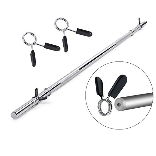 Lot De 2 Pinces à Haltères 2,5cm COACOM Avec Pinces à Ressort - Fixation Sécurisée Musculation