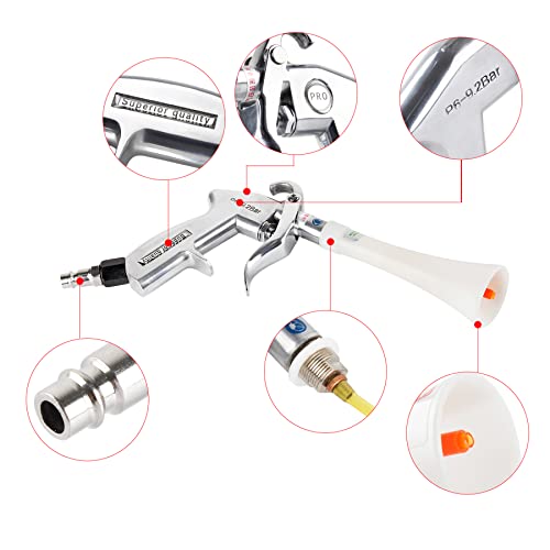 Wilktop Druckluftpistolen Blow Gun Druckluft Ausblaspistole Trocken- Reinigungspistole Blow Gun reinigungspistole,reinigungspistole druckluft
