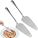 Paletta per Torta Acciaio Inossidabile Server Paletta Torta Antiaderente Giro Pala per Torta Paletta Spatola Triangolo Paletta per Torta per Pizza e Torta per Cucine, Ristoranti, Ristoranti Feste 2PCS