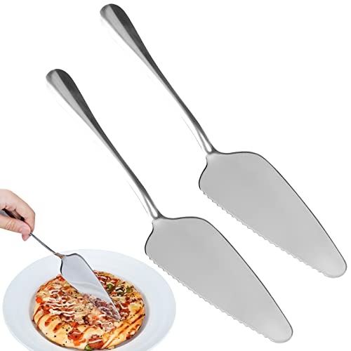Servidores Pala para Tartas Servidor Pastel de Acero Cortador Pala de Pastel Multifuncional Pala de Corte de Pizza para Cocinas Palets...
