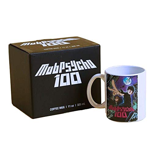 Image of Mob Psycho 100 11oz Coffee Mug Loot Crate Exclusive Anime