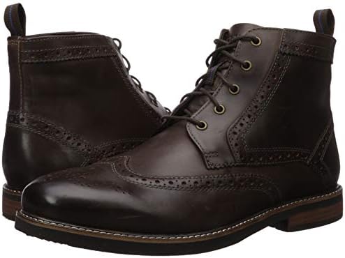 Nunn Bush Men's Odell Wingtip Chukka Boot with KORE Comfort Technology, Black, 9.5 X-Wide | Image 6