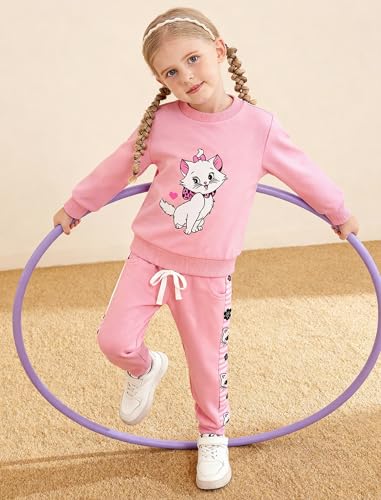 Image of Toddler Baby Boy Girl Clothes with Pockets 2PC Long Sleeve Pullover Sweatshirt and Pants Infant Fall Winter Outfit