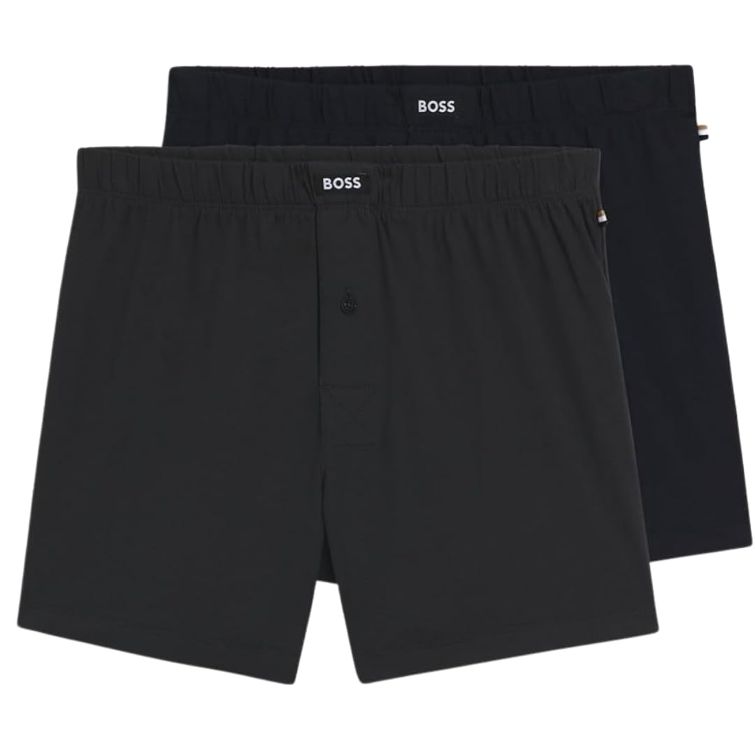 BOSS Herren 2p Jersey Boxer 10272548 01 Boxer_Short