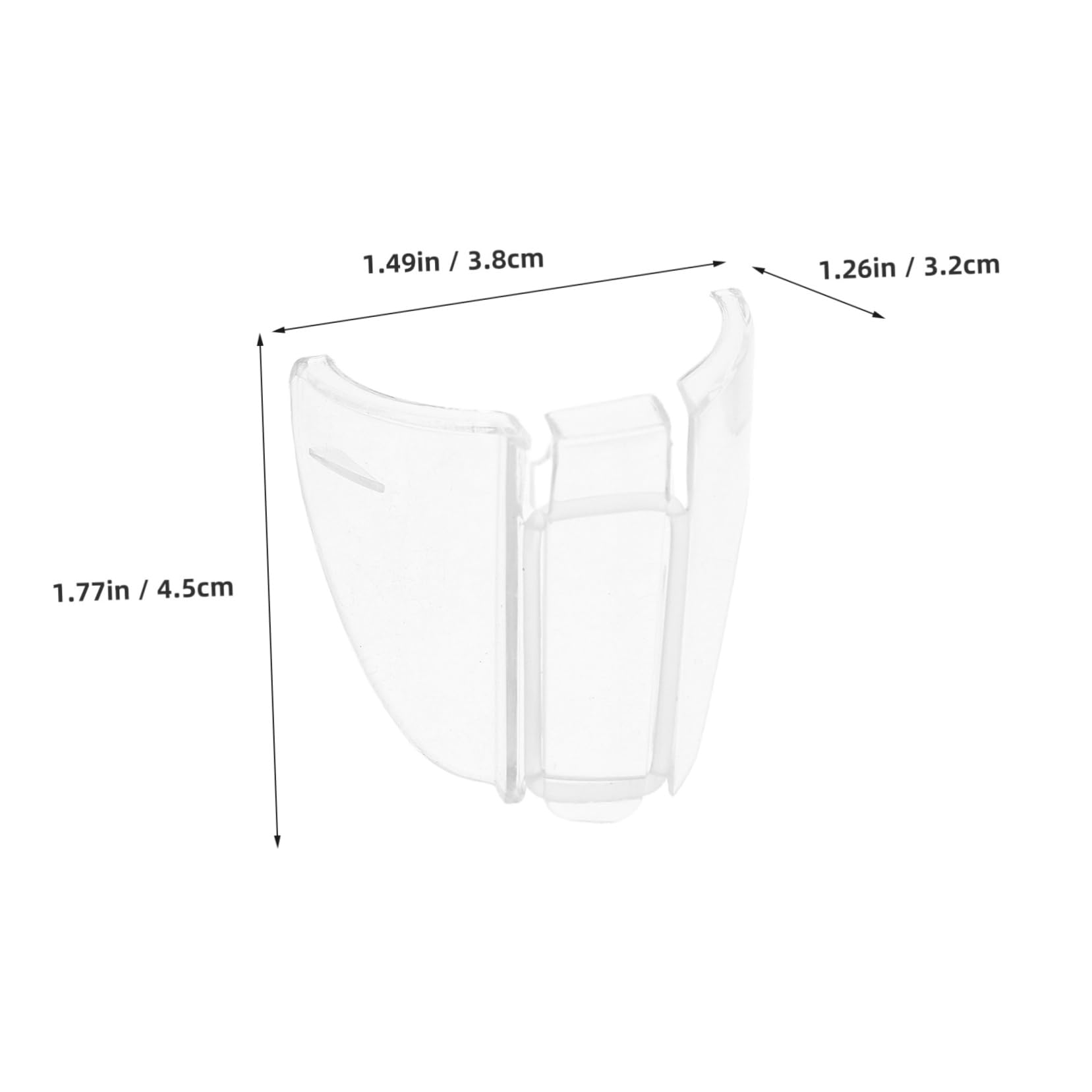 Cabilock Safety Eyeglasses Side Shield 2pcs Heavy Duty Side Protectors for Glasses Reusable Feature