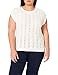 Produktbild Morgan Damen Pull sans Manche tricotage ajouré MLARA Pullover, Off-White, L/Tall