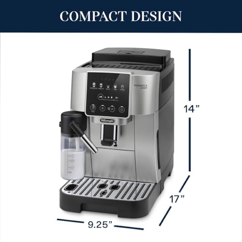 De'Longhi Magnifica Start - Máquina de café expresso totalmente automática com espuma automática de