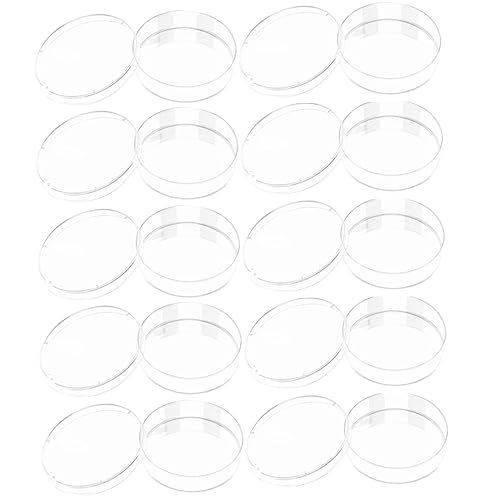 FUNOMOCYA Cell Culture Laboratory Supplies 10pcs Plastic Petri Dishes Tissue Culture Plates Agar Plates Tissue Culture Dish Science