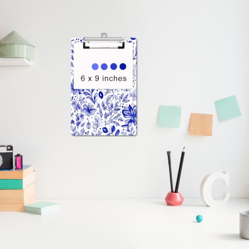 Image of Small Plastic Clipboard 6 x 9 in, Standard A5 Size Fashion Clip Board