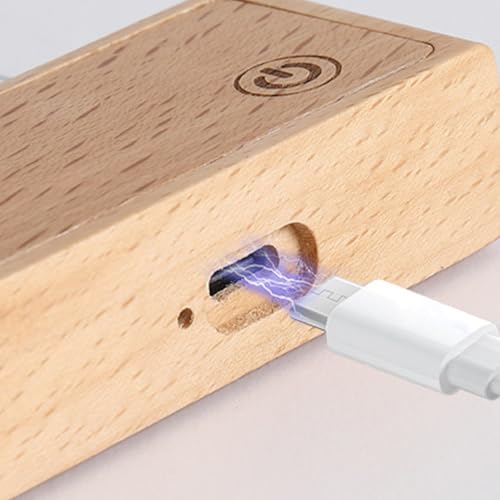 Luces LED regulables inteligentes recargables y planas para estudiar de noche en casa 7