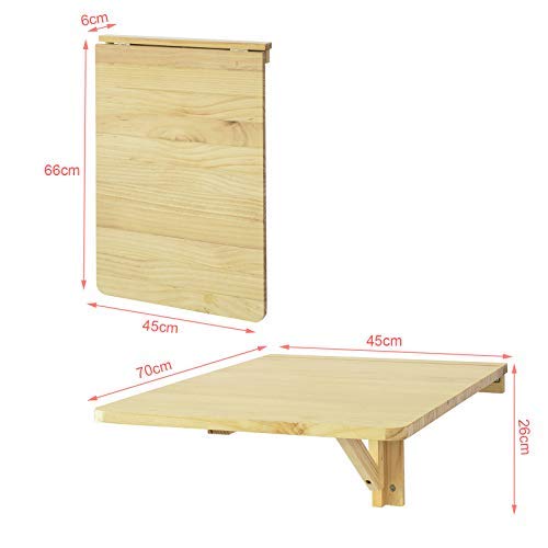 Haotian Wall Mounted Drop Leaf Table Fo Buy Online In Fiji At Desertcart