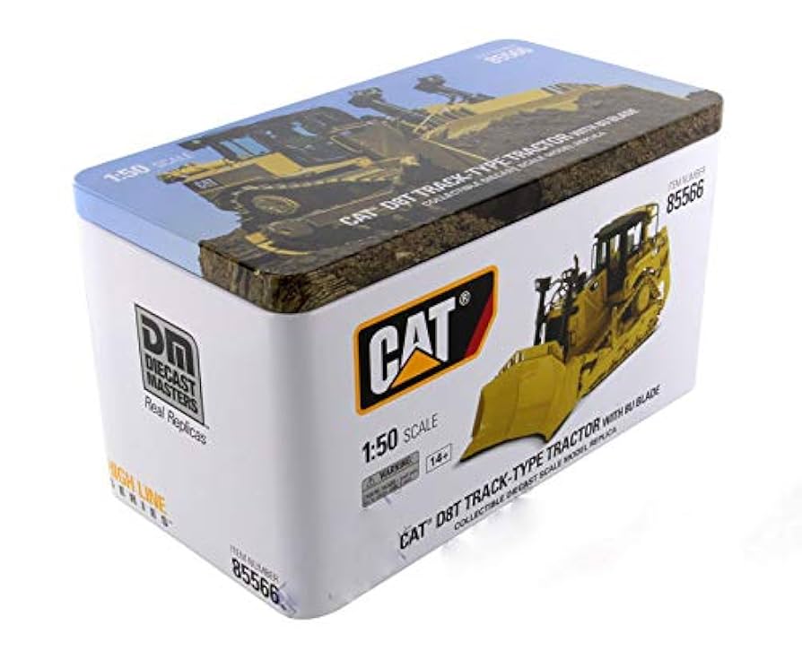 ミニカー CAT D8T TRACK-TYPE TRACTOR 1:50 1:50 Cat® D8T Track Type Tractor with 8U Blade — Diecast