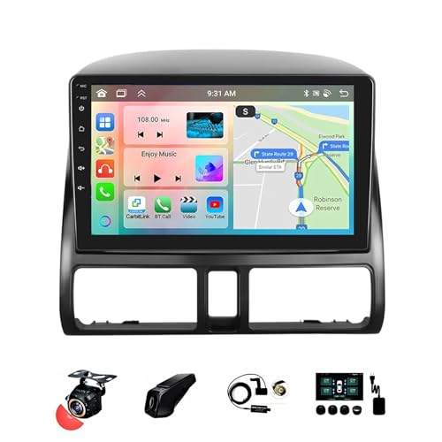 Autoradio Android 13 de 9" para Honda CRV: manos libres Bluetooth y SWC