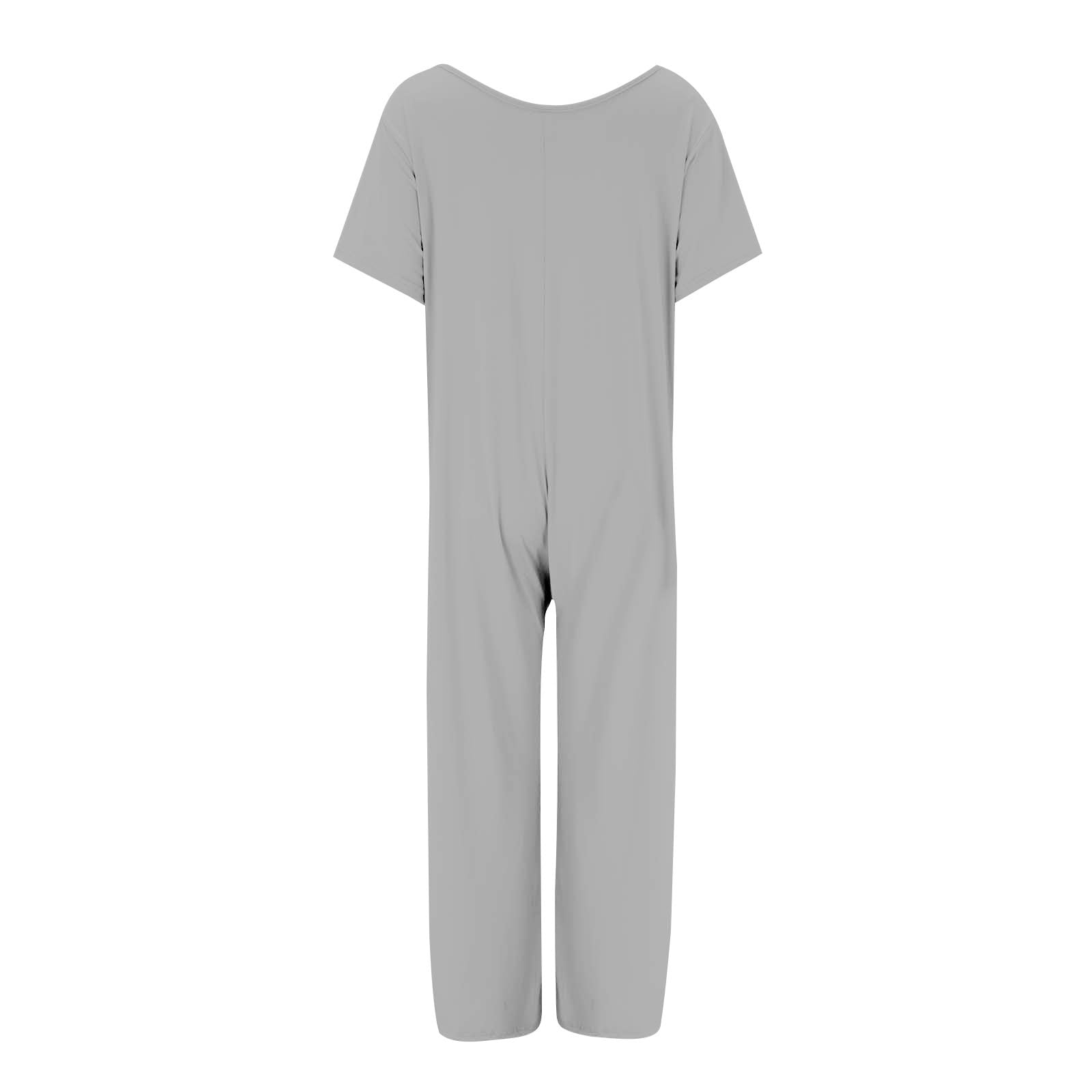 Tuta da donna taglie forti, tuta a gamba larga, con pantaloni