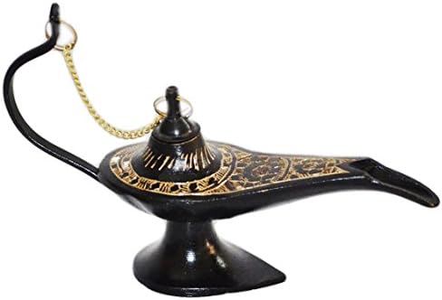 Lampe Aladin en laiton style oriental bon état - Décoration