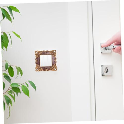 Calcomanías protectoras de pared de acrílico adhesivas para interruptor de luz de salón 3