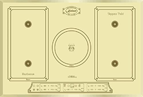 Retro Herdset Autark Kaiser Empire,Einbau Backofen Kaiser Empire + Kaiser KCt 7797 IelfEm Induktionskochfeld 77 cm, Drehspieß,Selbstreinigung,Einbaubackofen,Herd,Backofen,Induktionsherd,Herd Set – Bild 5