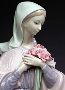 Amazon.co.jp: リヤドロ(Lladro) お祈り 花を持つマリア #5171