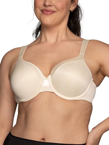 Vanity Fair Women's Illumination Full Figure Zoned-In Support Bra 76338, Sweet Cream, 40D