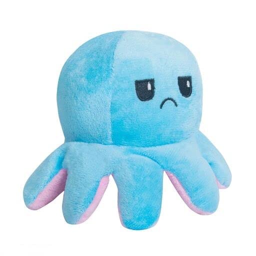 Image of HUG 'n' FEEL SOFT TOYS Soft Toys Long Soft Lovable hugable Cute Giant Life Size Figure Toy Bear (Octopus, Pink Reversible Octopus Mini Plush) 15cmlovely Figure Toy