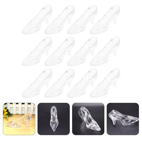 Chaussures en cristal pour décoration festive et accessoires de célébration uniques