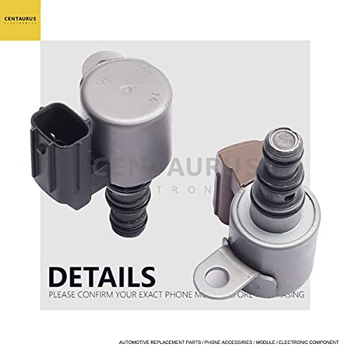 CENTAURUS 28400-P6H-003, 28400-P6H-013 Transmission Shift Control Solenoid Valve kit Brown&Black B&C Replacement for Accord Pilot Odyssey Prelude Acura CL TL MDX – 28500-P6H-003, 28500-P6H-013
