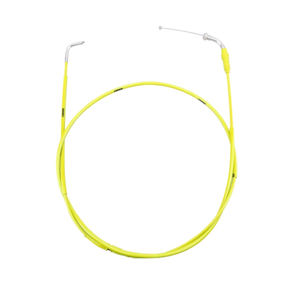 Acceleratore 180 cm Universale Moto Acceleratore Gas Acceleratore Carburatore Choke Compatibile Con Motore GY6 Scooter Pitbike (Yellow)
