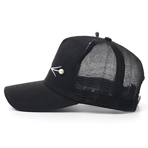 Coolwife Baseball Cap Sport Adjustable Workouts Activities Sun Hat For Men And Women (Bead Ear Black) #TOP2