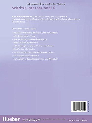 Schritte international 6 – aktualisierte Ausgabe: Deutsch als Fremdsprache / Lehrerhandbuch