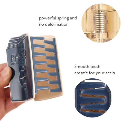 Passport Designs Hair Claw Clip, Novelty Blue Hair Clips for Women Gift