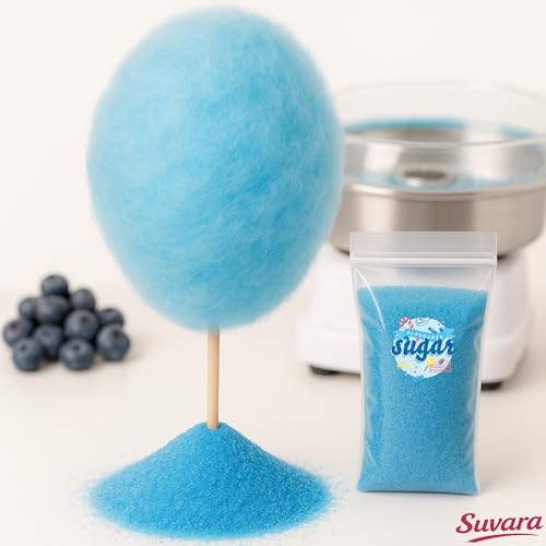 500G Heidelbeer Zucker für Zuckerwatte Aromazucker Farbzucker Blau für die Zuckerwattemaschine mit Zuckerwattezucker – Bild 6