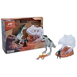 Animal Planet Crystal Fire Skull Dinosaur Playset – Light-Up T. Rex with Roar & Smoke Effect, Action Figures & Accessories for Kids Age 3+