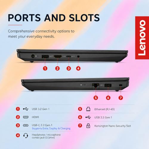 Image of Lenovo V15 Business Laptop 2026 Edition, AMD Ryzen 3 7000-Series(Beat i7-1065G7), 15.6 inch FHD Display, 16GB DDR5 RAM, 512GB NVMe SSD, Wi-Fi 6, RJ-45, Dolby Audio, Windows 11 Pro, no Mouse