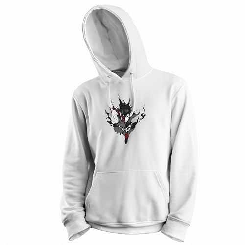GREATFITS Persona 5 Joker Fan Anime Art - Sudadera con Capucha Unisex, Color Blanco, Talla XXL