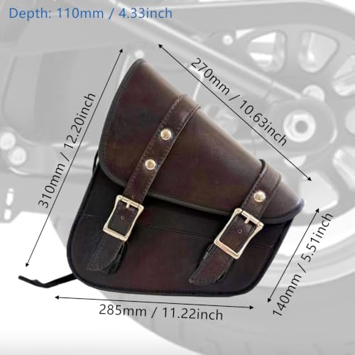 Dream Apparel Brown Leather Bag