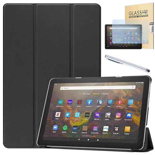 �u���[���C�g�J�b�g �����K���X�t�B�����E�^�b�`�y���t Fire HD 10 / 10 Plus 2021�N�� ��11�����p�X�}�[�g�P�[�X �t�@�C�A�[ hd 10plus �J�o�[ �ԕ� ���킢�� �蒠�^ �^�u���b�g�P�[�X �I�[�g�X���[�v�@�\ �ϏՌ� �p����