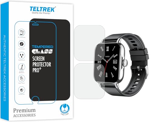Image of Screen Protector Compatible With Intex Fitrist Max 2E Smartwatch, Full Hydrogel TPU Screen Guard not a Tempered Glass (Pack of 2)