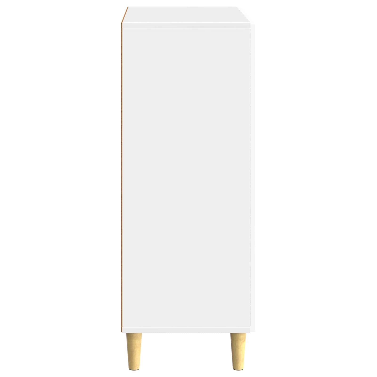 Credenza bianca lucida, 66 x 34,5 x 90 cm